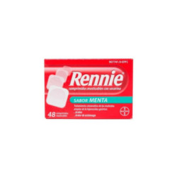 Rennie 680 mg/80 mg 48 comprimidos masticables (con sacarina)