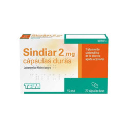Sindiar 2 mg 20 capsulas