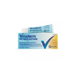 Viruderm 50 mg/g pomada 1 tubo 2 g