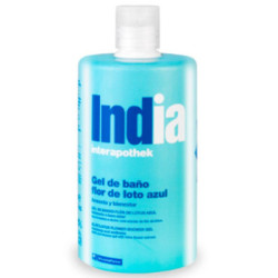 Interapothek Gel De Baño Flor De Loto Azul 750 Ml.