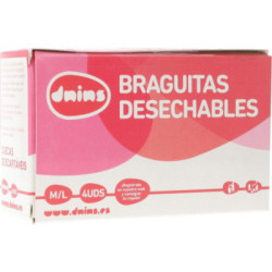 Braguitas Desechables Dnins 4 Unidades