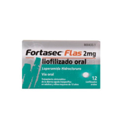 Fortasec flas 2 mg 12 liofilizados orales
