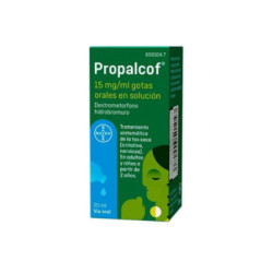 Propalcof 15 mg ml gotas orales en solucion 1 frasco 20 ml