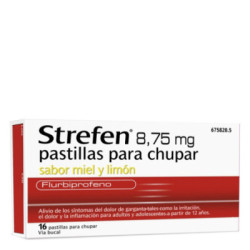 Strefen 8,75 mg pastillas para chupar sabor miel y limon