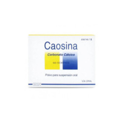 Caosina 2500 mg 1000 mg ca 60 sobres polvo para suspension oral