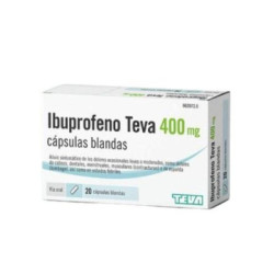Ibuprofeno teva 400 mg 20 capsulas blandas