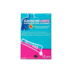 Gaviscon forte 12 sobres suspension oral 10 ml