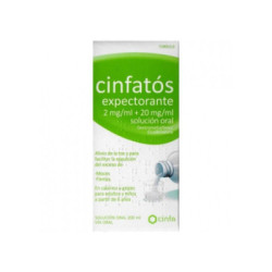 Cinfatos expectorante 2 mg ml 20 mg ml solucion oral 1 frasco 200 ml pet