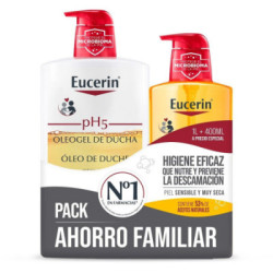 Eucerin Family Pack Oleogel 1000 Ml+400 Ml Gratis
