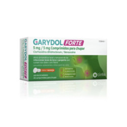 Garydol forte 5 mg 5 mg 20 comprimidos para chupar